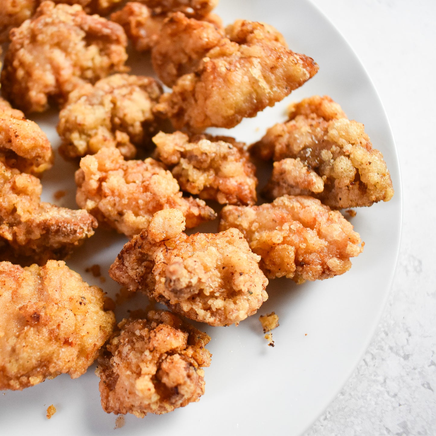 Chicken Karaage with Mayo and Teriyaki Sauces