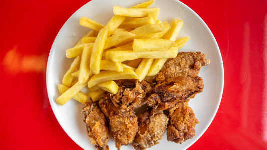 Takeaway - Chicken Wings(8) and Chips