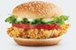 Chicken Burger with Chips & Salad